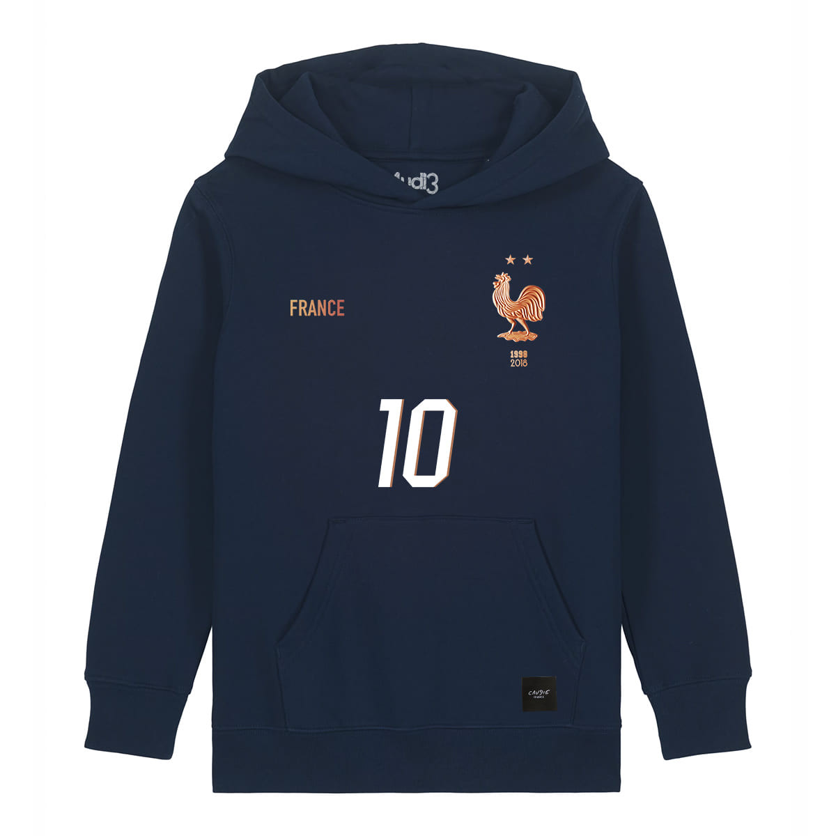Équipe de France foot 2026 - Hoodie enfant - Caudie