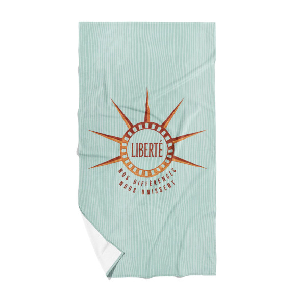 Nos différences nous unissent (v3) - Serviette de plage - Caudie