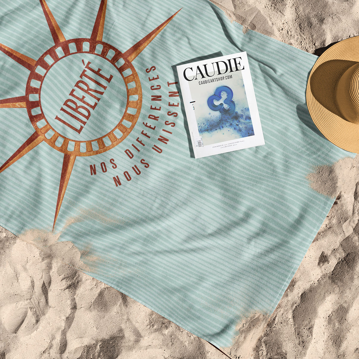 Nos différences nous unissent (v3) - Serviette de plage - Caudie