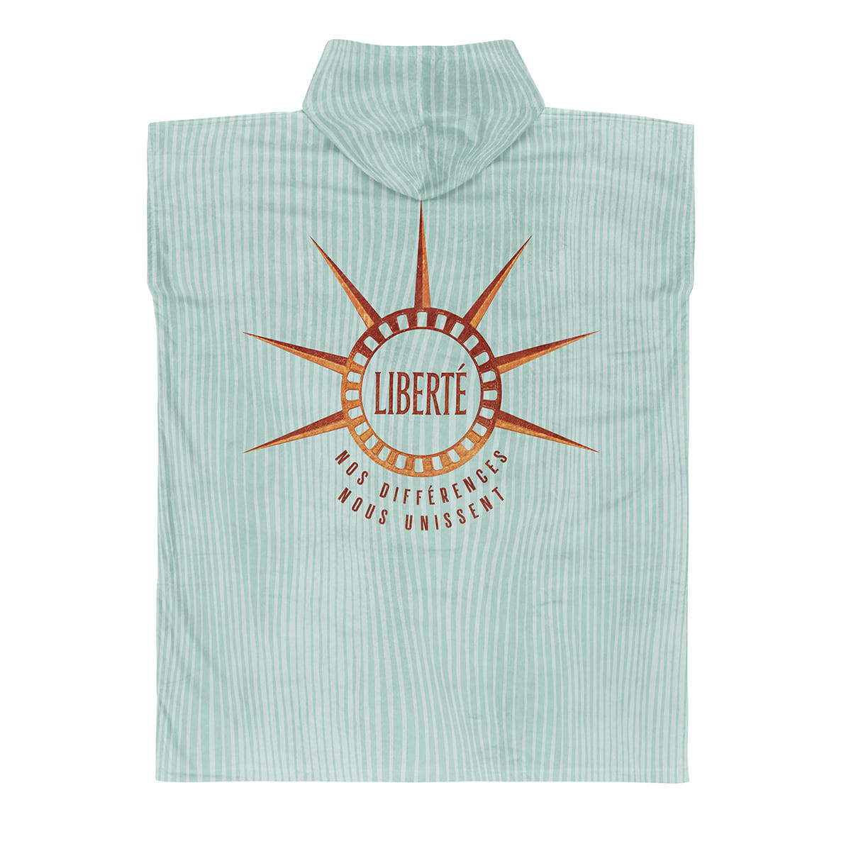 Nos différences nous unissent (v3) - Bath poncho - Caudie