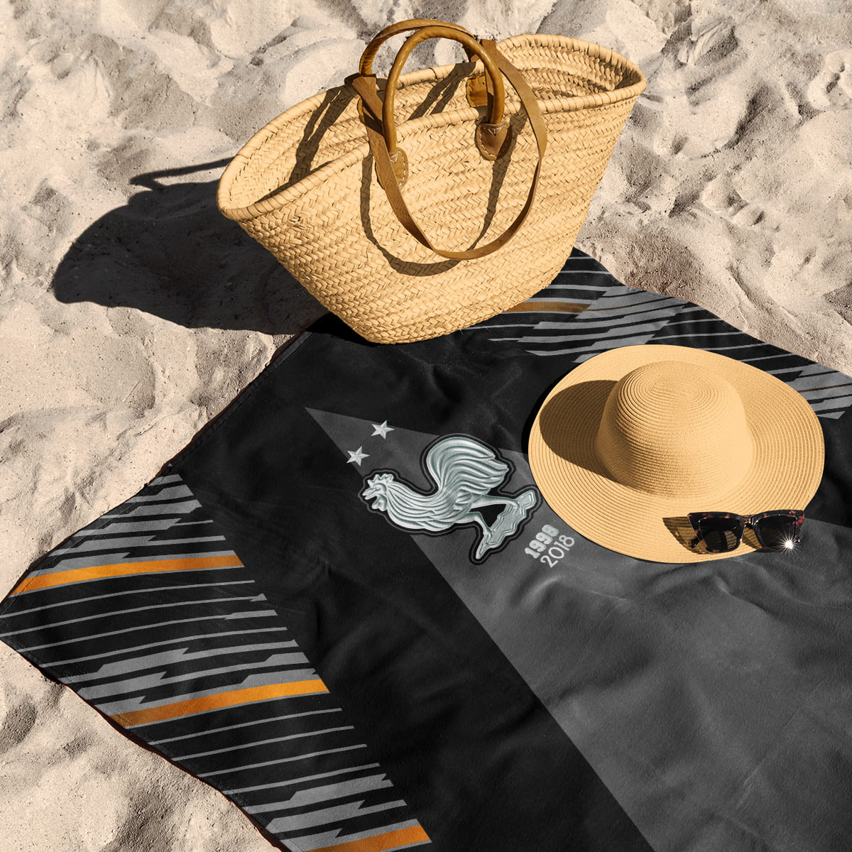 Gardien équipe France foot 2026 - Serviette de plage - Caudie
