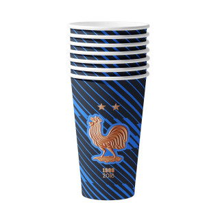 Paper cups France soccer team 2026 - Caudie
