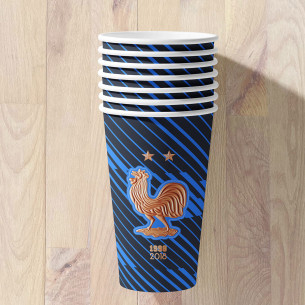 Paper cups France soccer team 2026 - Caudie 2