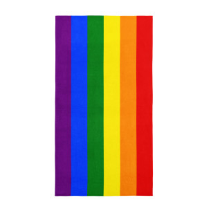 Drapeau arc en ciel LGBT - Serviette de plage - Caudie