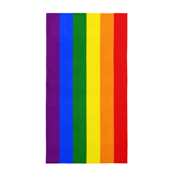Drapeau arc en ciel LGBT - Serviette de plage - Caudie