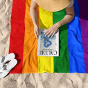 LGBT rainbow flag - Beach towel - Caudie