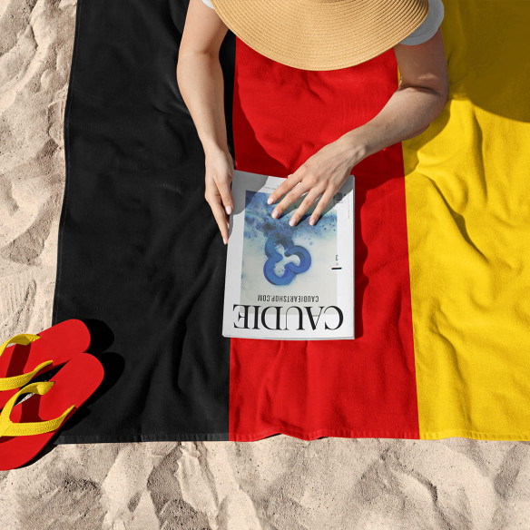 Drapeau de l'Allemagne - Serviette de plage - Caudie