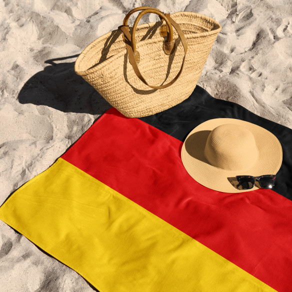 Flag of Germany - Beach towel - Caudie