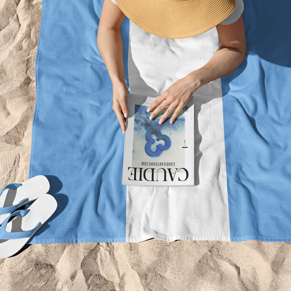 Flag of Argentina - Beach towel - Caudie