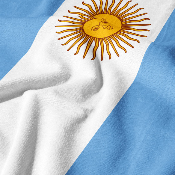 Drapeau de l'Argentine - Serviette de plage - Caudie