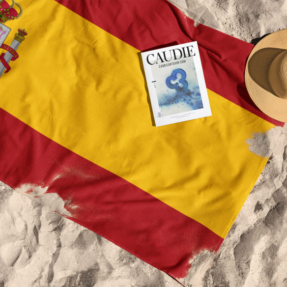 Flag of Spain - Beach towel - Caudie