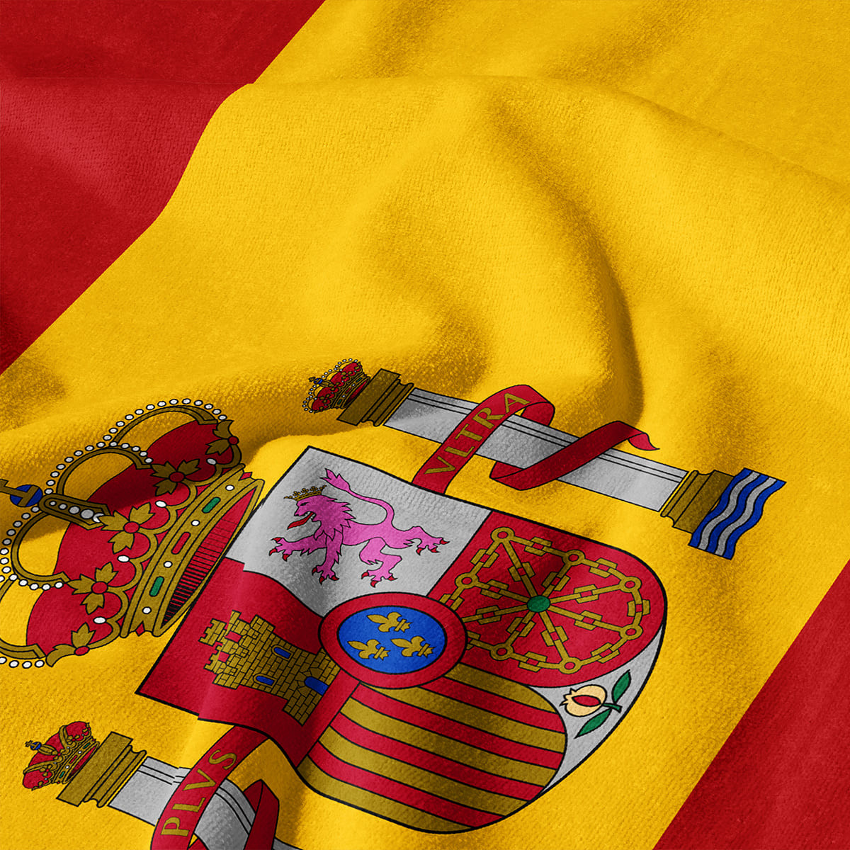Flag of Spain - Beach towel - Caudie