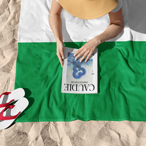 Drapeau de l'Italie - Serviette de plage - Caudie