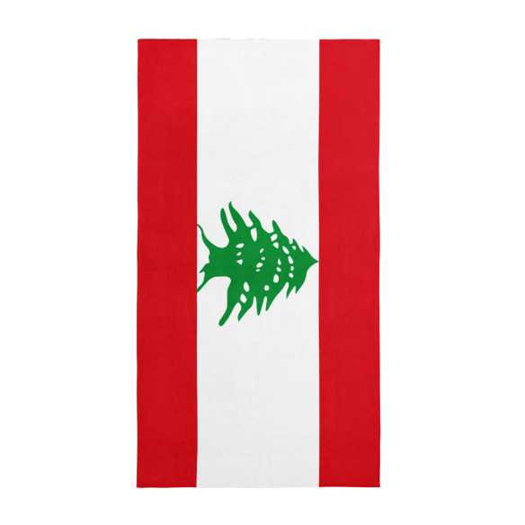 Drapeau du Liban - Serviette de plage - Caudie