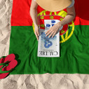 Drapeau du Portugal - Serviette de plage - Caudie