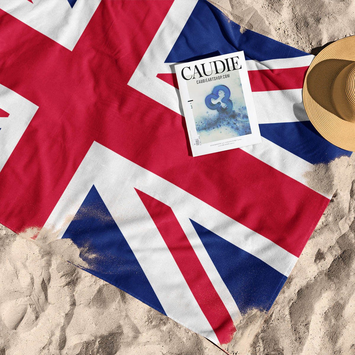 Drapeau du Royaume-Uni - Serviette de plage - Caudie