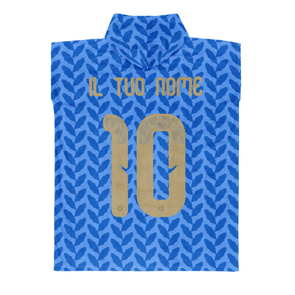 Équipe d'Italie foot 2026 - Poncho de bain - Caudie