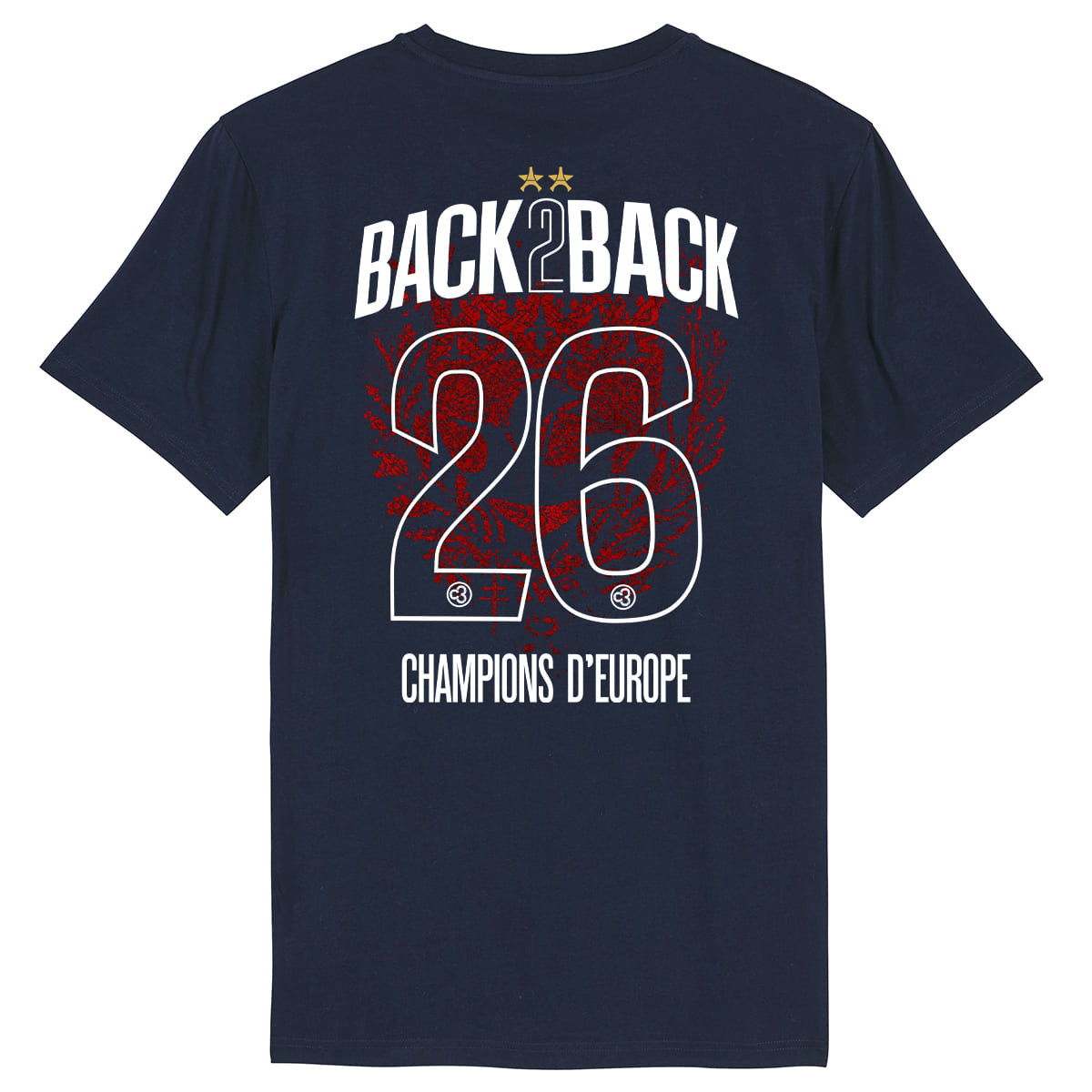 PSG 2 stars champions league 2026 - Kid s t-shirt - Caudie