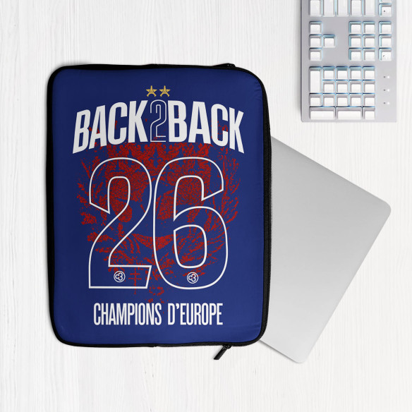 PSG 2 étoiles ligue des champions 2026 - Housse pour ordinateur portable - Caudie