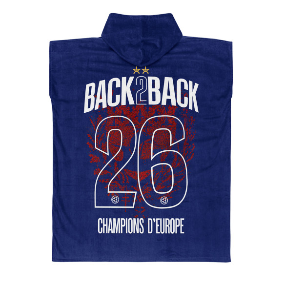 PSG 2 étoiles ligue des champions 2026 - Poncho de bain - Caudie