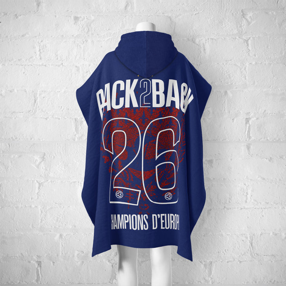 PSG 2 stars champions league 2026 - Bath poncho - Caudie