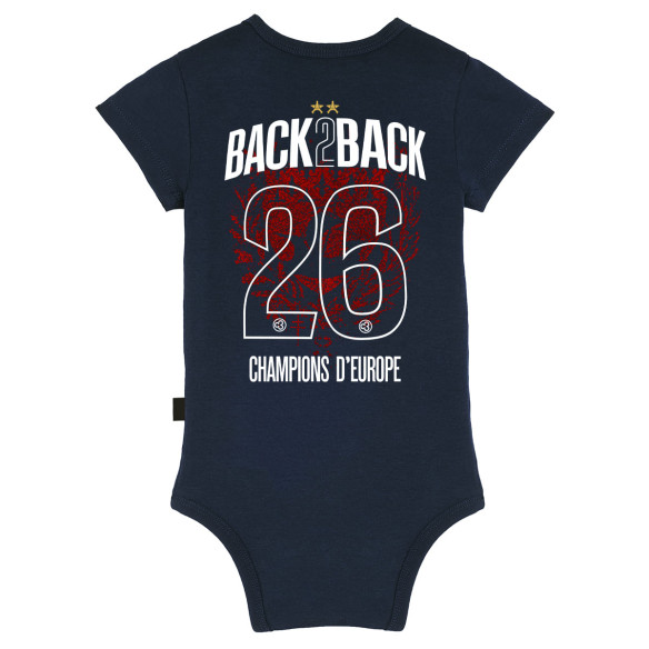 PSG 2 étoiles ligue des champions 2026 - Body bébé - Caudie