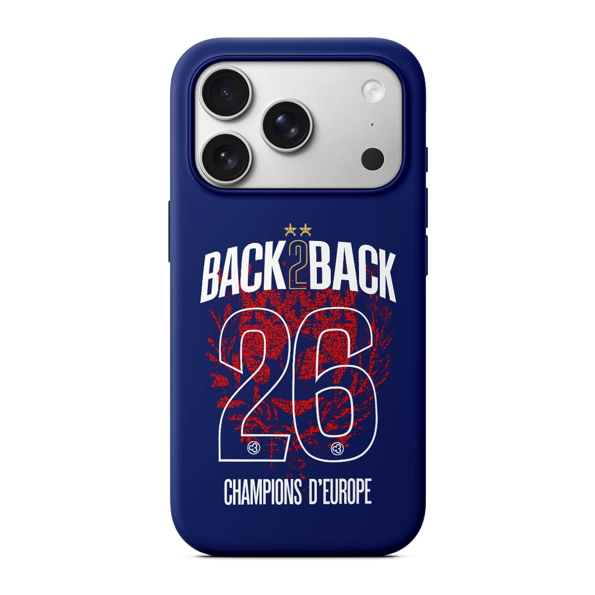 PSG 2 étoiles ligue des champions 2026 - Coque de téléphone - Caudie