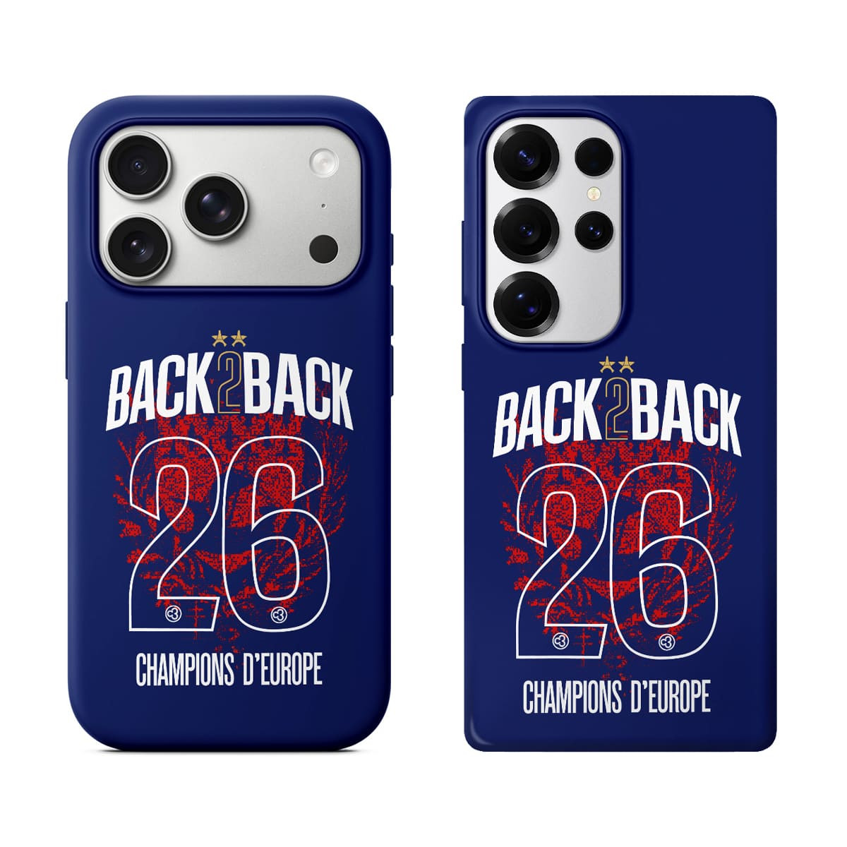 PSG 2 étoiles ligue des champions 2026 - Coque de téléphone - Caudie