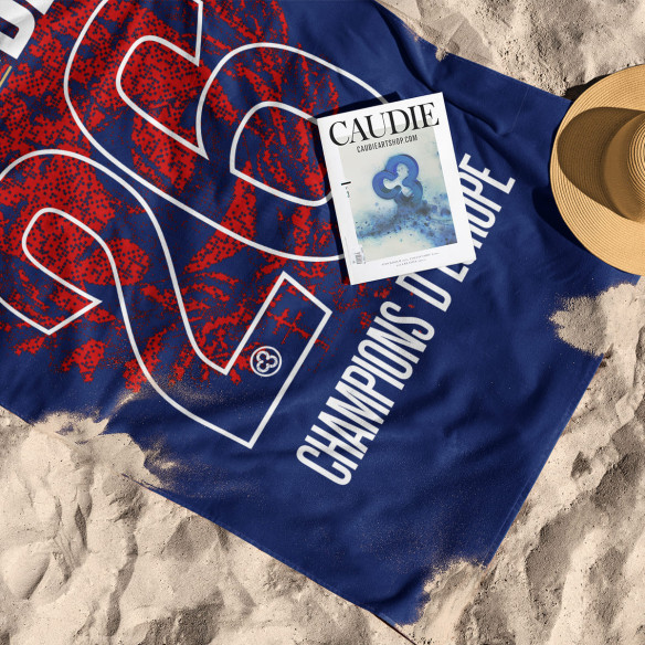 PSG 2 étoiles ligue des champions 2026 - Serviette de plage - Caudie