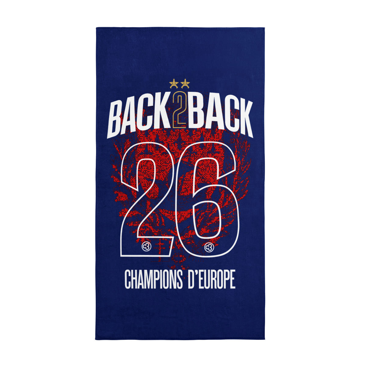 PSG 2 stars champions league 2026 - Beach towel - Caudie