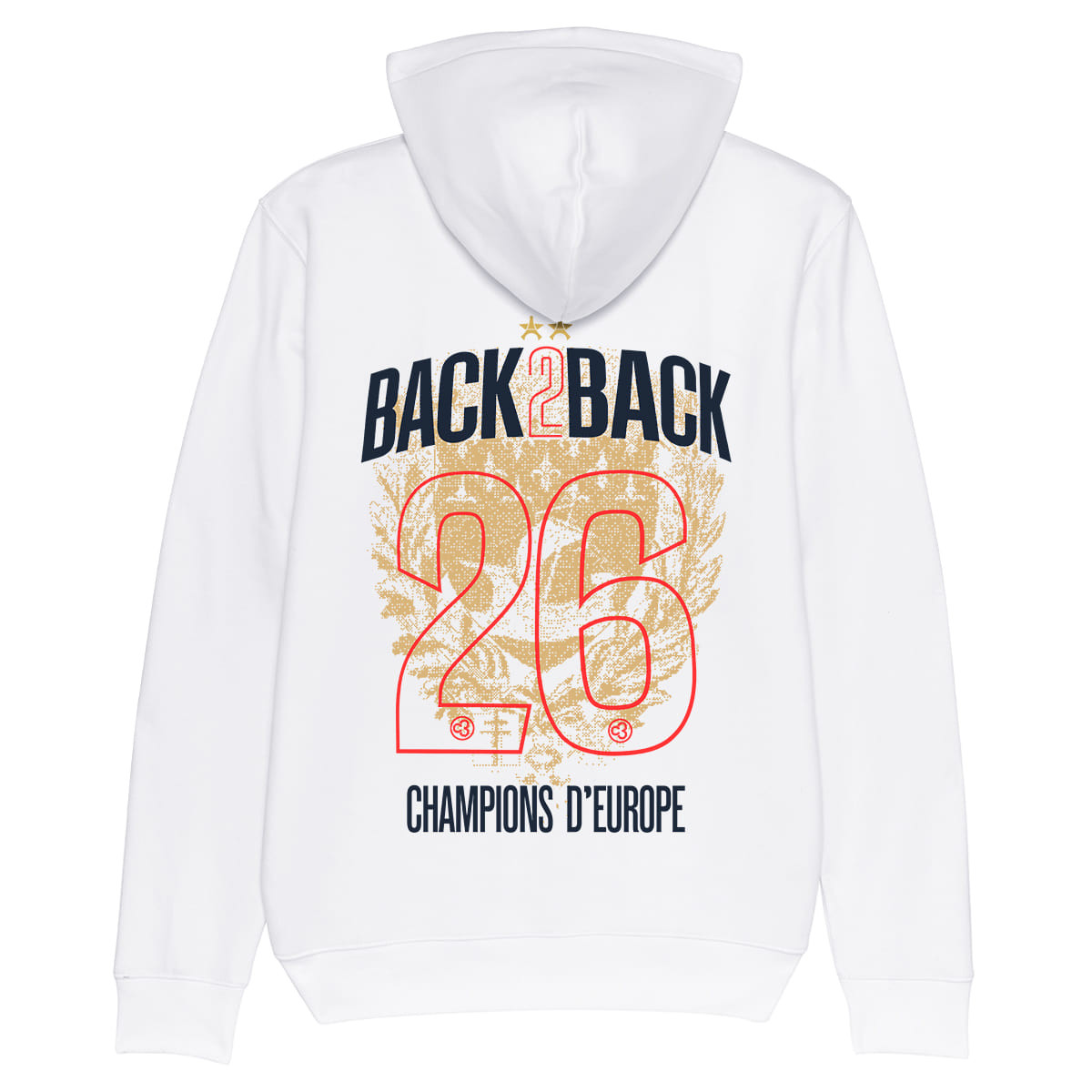 PSG 2 étoiles ligue des champions 2026 - Hoodie - Caudie