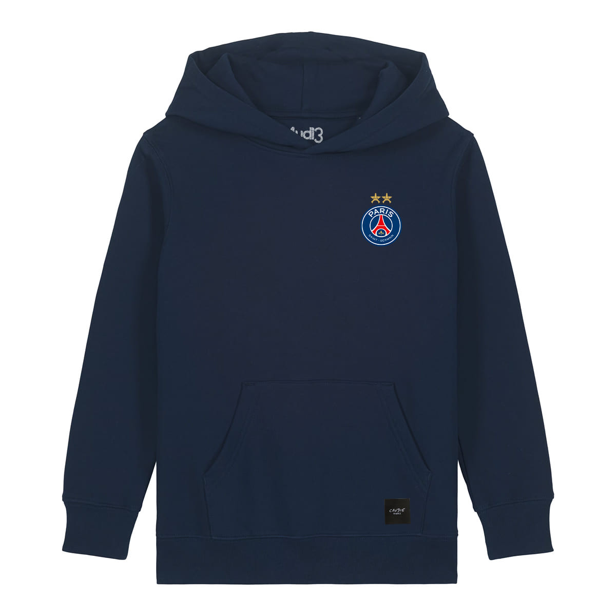PSG 2 étoiles ligue des champions 2026 - Hoodie enfant - Caudie