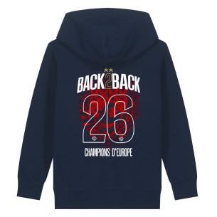 PSG 2 étoiles ligue des champions 2026 - Hoodie enfant - Caudie