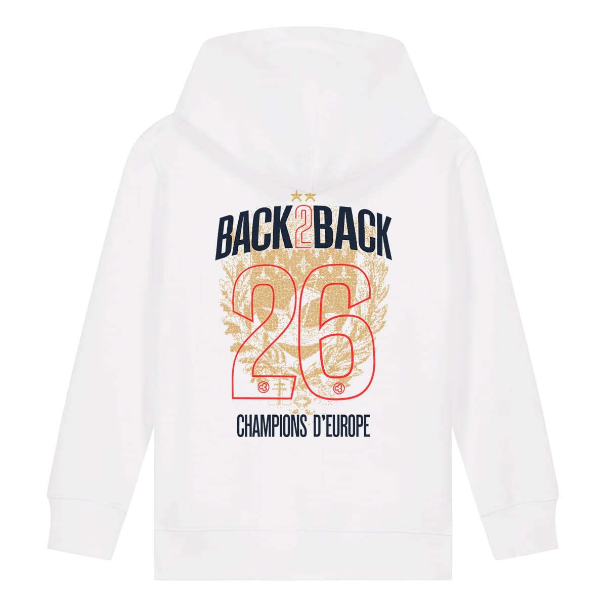 PSG 2 stars champions league 2026 - Kid s hoodie - Caudie