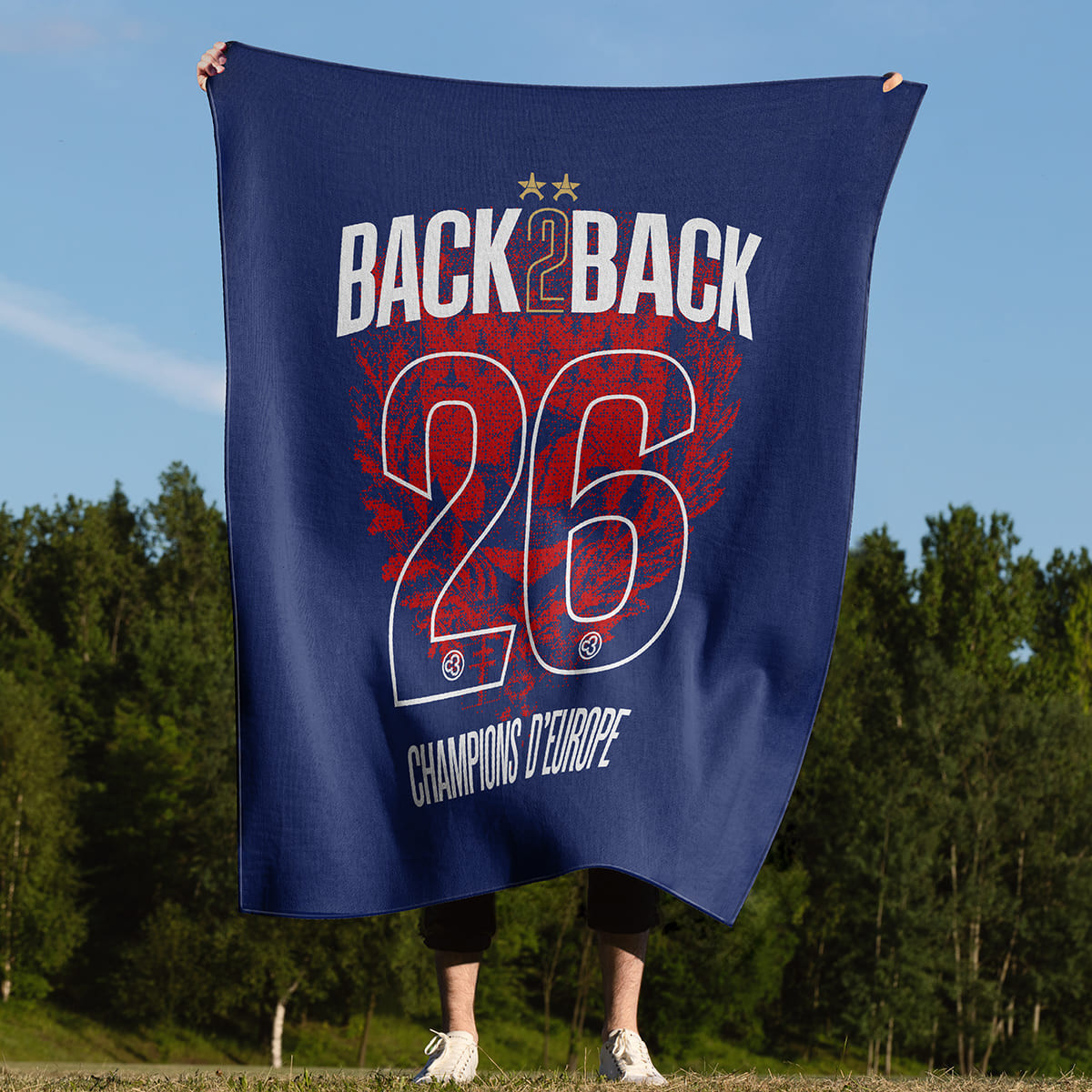 PSG 2 stars champions league 2026 - Blanket - Caudie