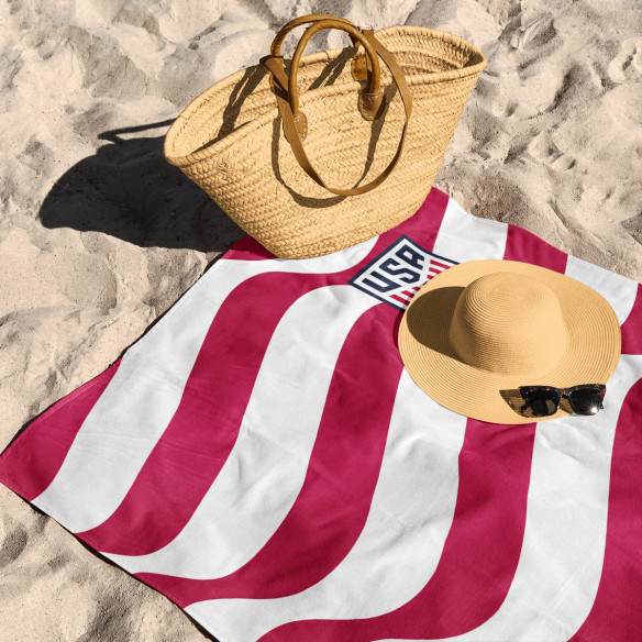 Équipe des États-Unis d'Amérique foot 2026 - Serviette de plage - Caudie