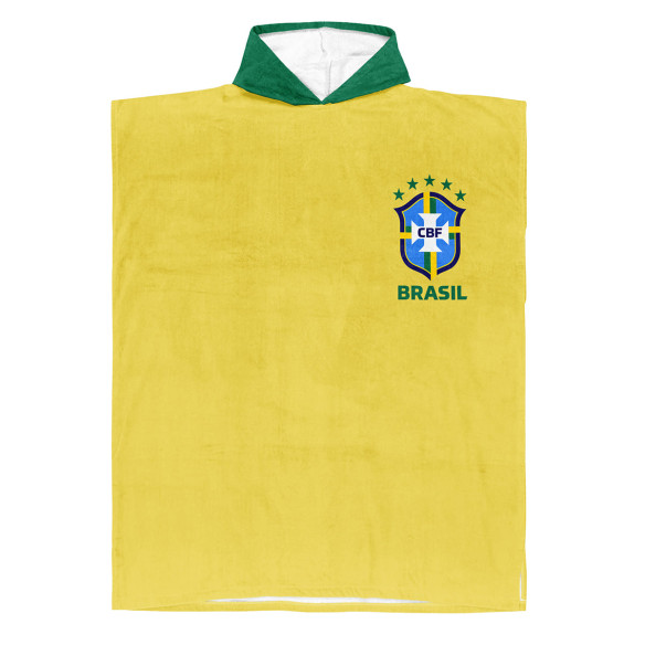 Brazil soccer team 2026 - Bath poncho - Caudie