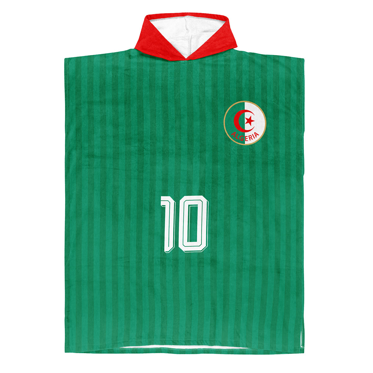 Équipe d'Algérie foot 2026 - Poncho de bain - Caudie