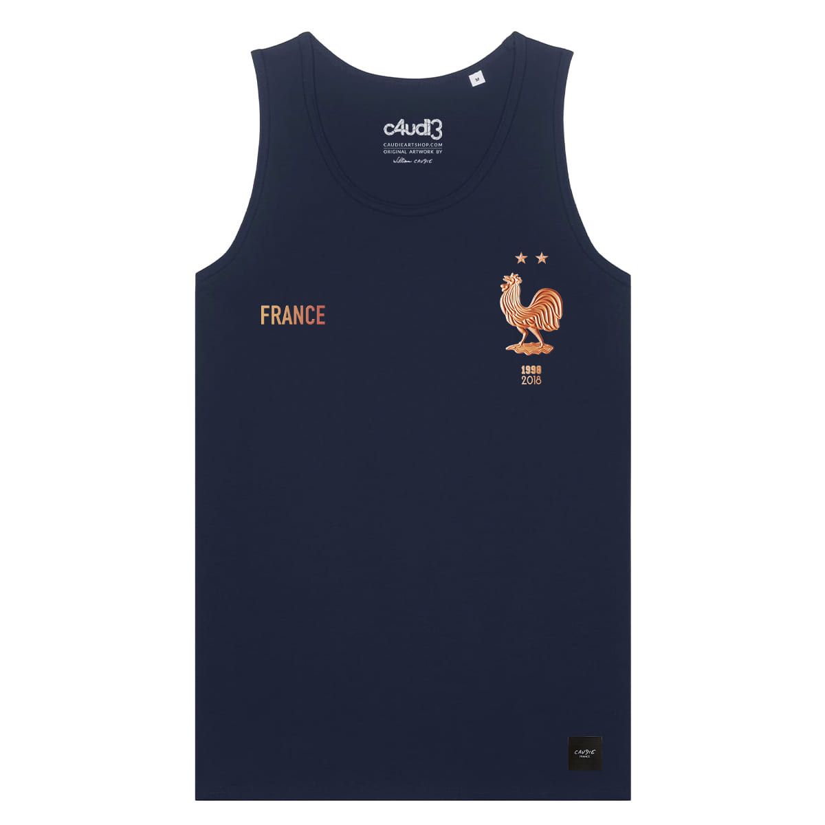Team France soccer 2026 - Men s tank top - Caudie