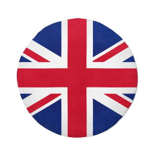 Flag of United Kingdom - Round beach towel - Caudie