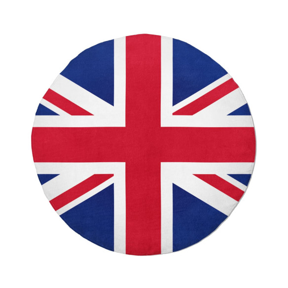 Flag of United Kingdom - Round beach towel - Caudie