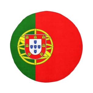 Flag of Portugal - Round beach towel - Caudie