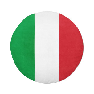Flag of Italy - Round beach towel - Caudie