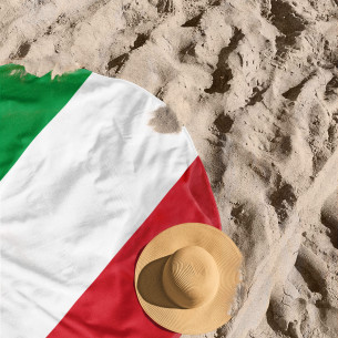 Flag of Italy - Round beach towel - Caudie 2