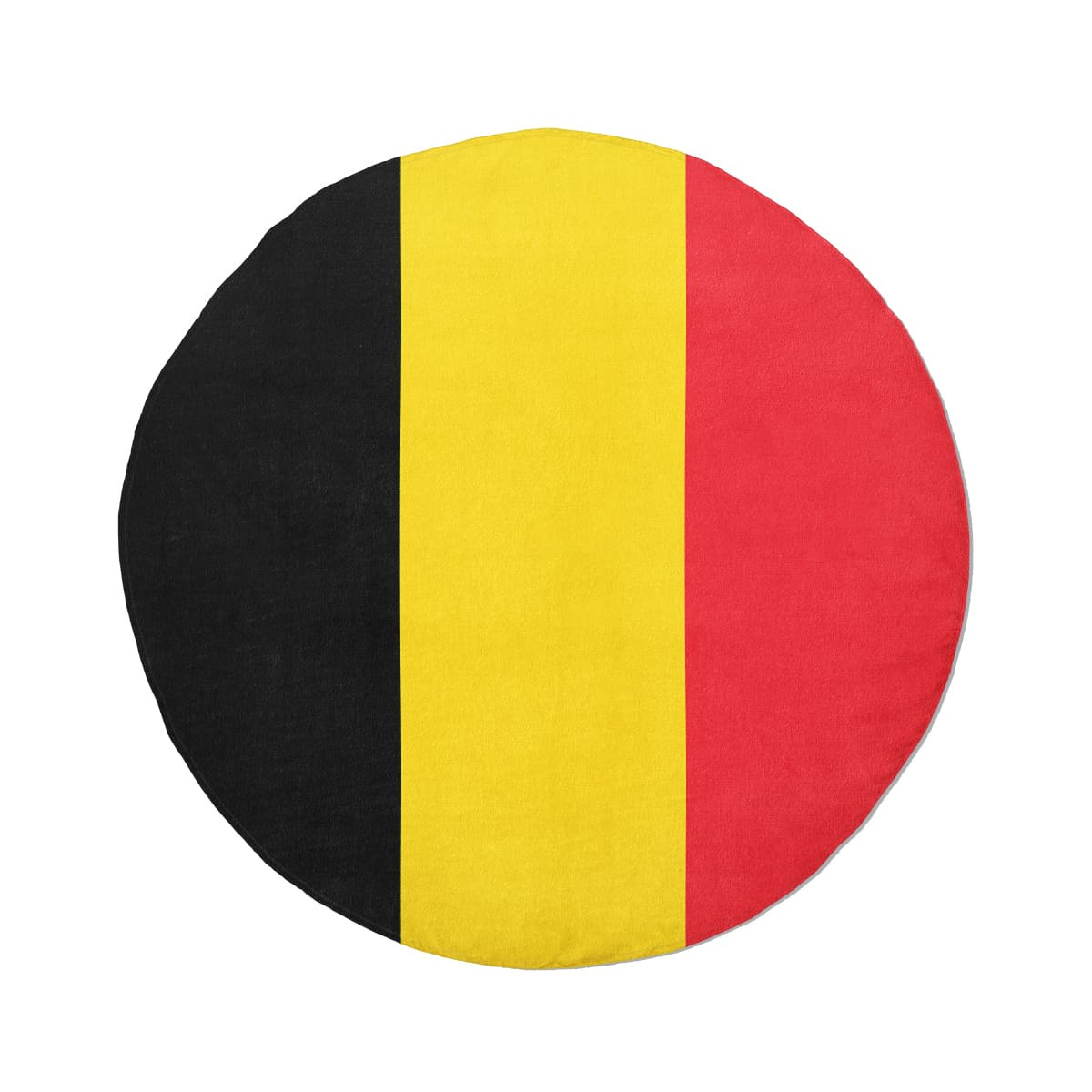 Flag of Belgium - Round beach towel - Caudie