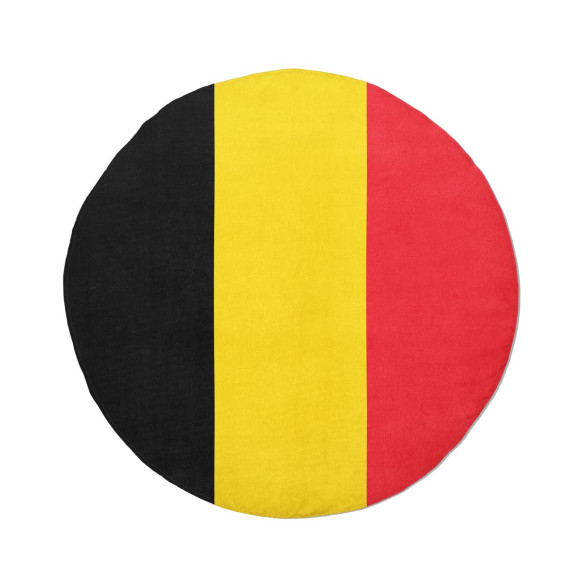 Flag of Belgium - Round beach towel - Caudie