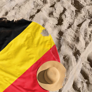 Flag of Belgium - Round beach towel - Caudie 2