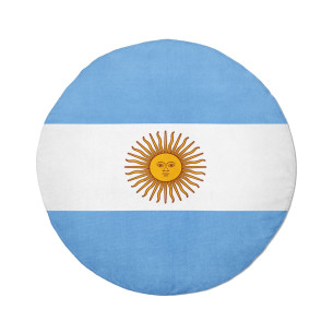 Flag of Argentina - Round beach towel - Caudie
