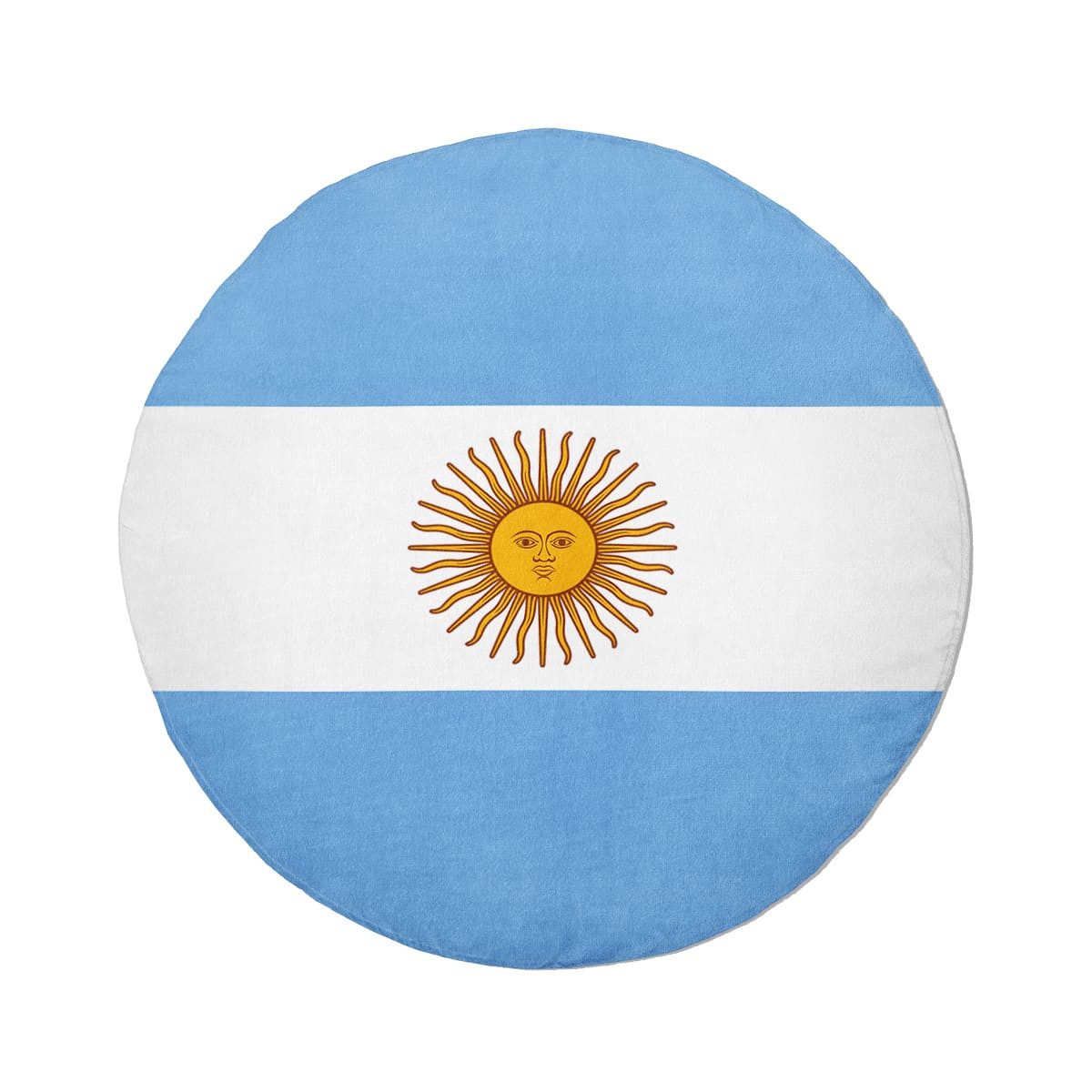 Flag of Argentina - Round beach towel - Caudie