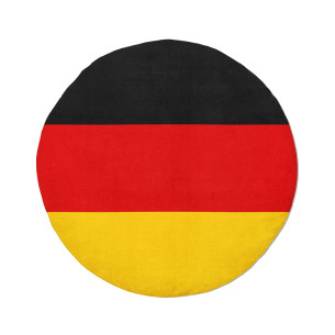 Flag of Germany - Round beach towel - Caudie